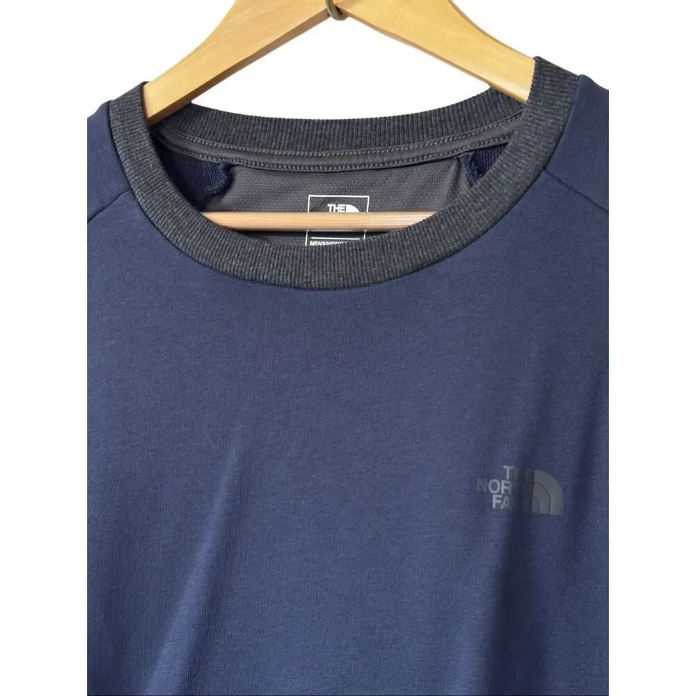 The North Face Crewneck Wicker FlashDry Long Sleeve blue Sweatshirt M
